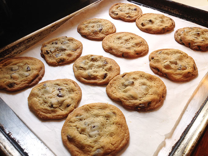 King Arthur Chocolate Chip Cookies Through Her Looking Glass