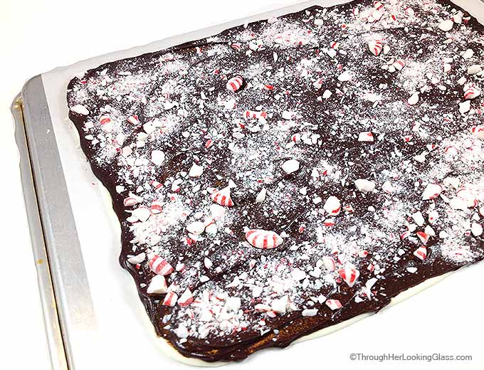 This Peppermint Bark recipe is extra yummy because it has whipping cream mixed in with the chocolate. It's also addictive.