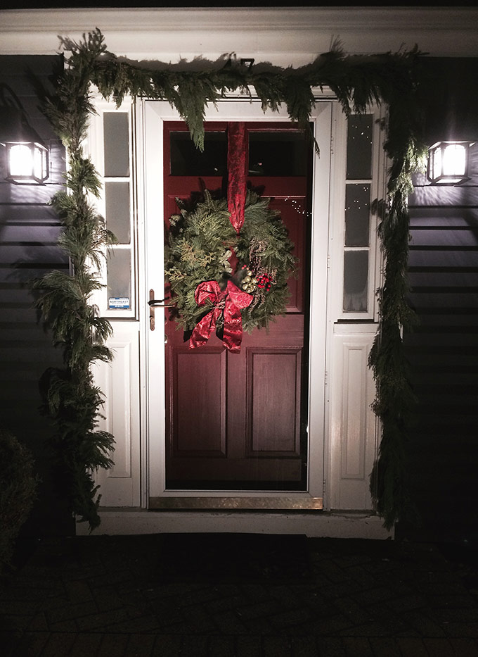 Exclusive Barrington Rhode Island Christmas Home Tour. The home owner decorates with her own signature style.