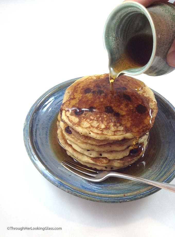 Catherine's Whole Wheat Pancakes. Tender, wheat pancakes. Tasty, healthy recipe. Add in chocolate chips or blueberries for an extra special breakfast treat.