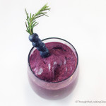 This Blueberry Coconut Almond Smoothie is light, cool, refreshing and tasty. The almonds, blueberries, yogurt and coconut milk make it super nutritious too!