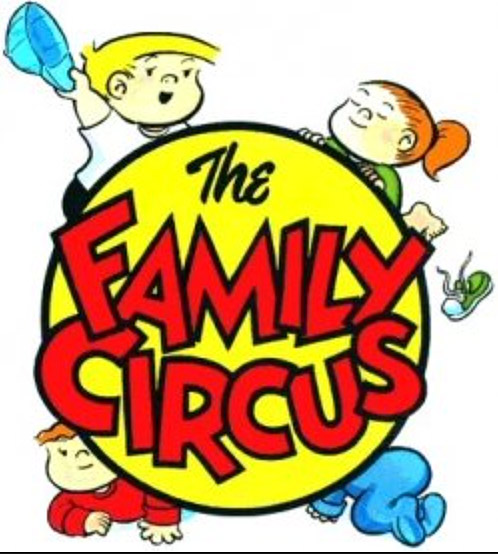 Just like Billy. The Family Circus family reminds me of my own family today. Ha. Lots of confusion, busyness, little boys and love featured.