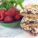 These bars are simple to make and use all the goodies: butter, flour, sugar, jam, almonds. You are gonna love these Raspberry Peach Shortbread bars.