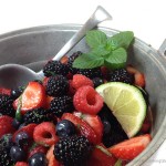 Grand Marnier Berry Salad is beautiful, refreshing and light. Perfect for picnics, potlucks and barbecues. Summer berries make a beautiful presentation.