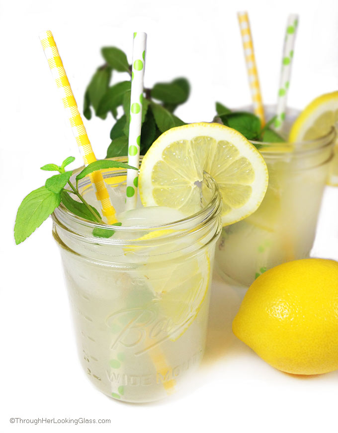 lemon juice glass