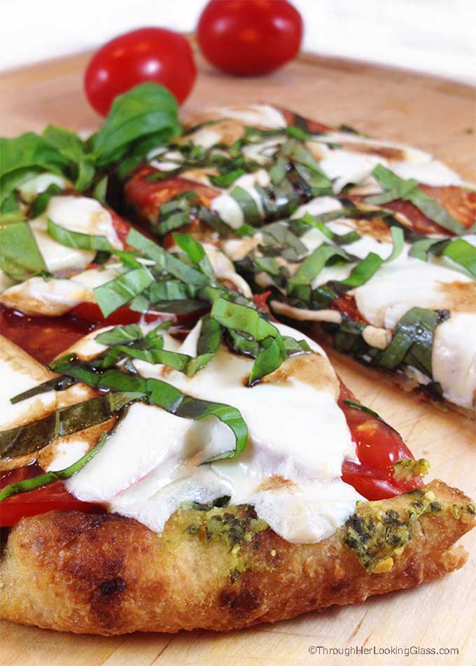 Caprese Pesto Pizza