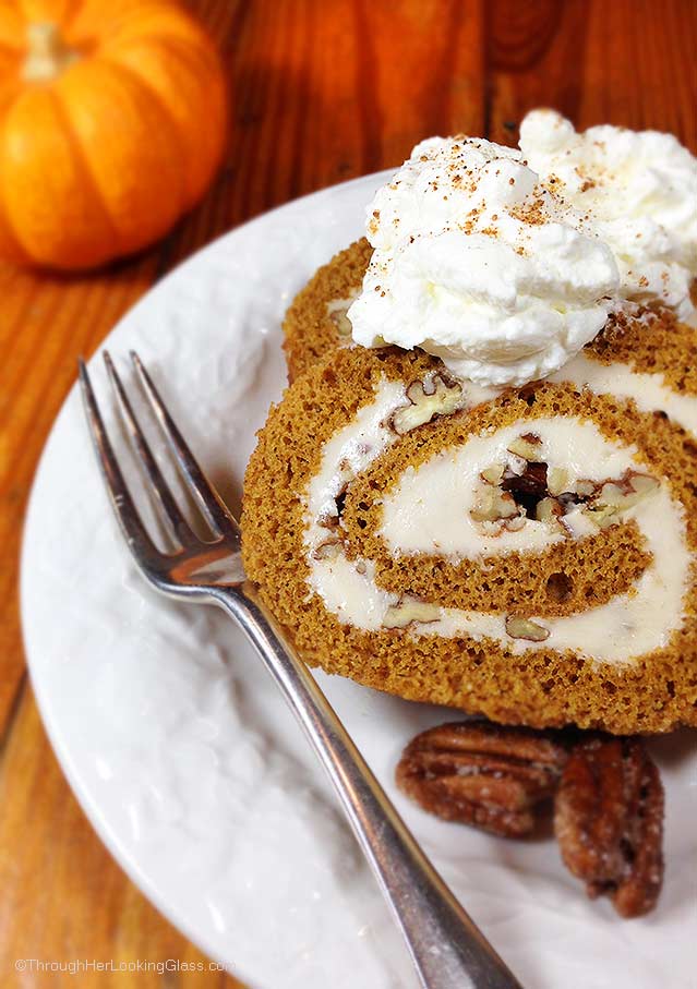 sugared-pecan-maple-pumpkin-roll-recipe-through-her-looking-glass