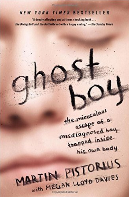 Today we're having a virtual book discussion on the book Ghost Boy by Martin Pistorius. I love talking about real here. Things that really matter.