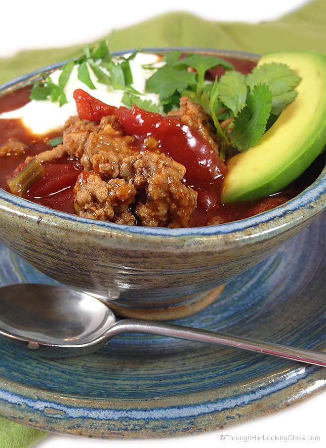 Easy Turkey Beef Chili is that it's so quick and easy to make. I can have dinner on the table in less than half an hour.