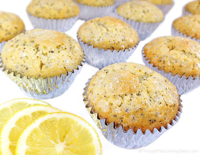 Lemon Poppy Seed Mini Muffins