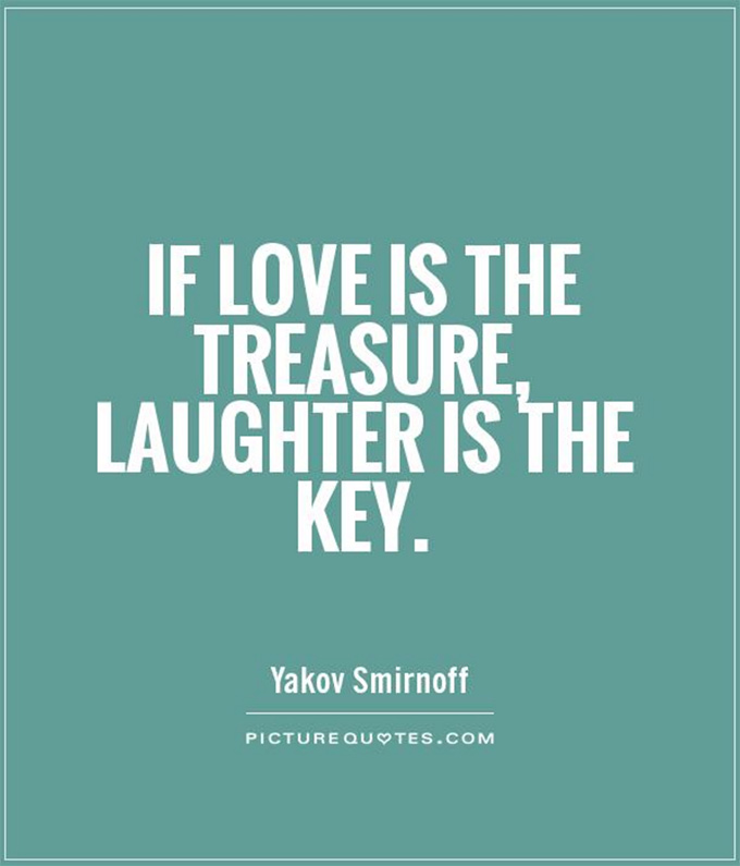 Tell All - If love is the treasure, laughter is the key.