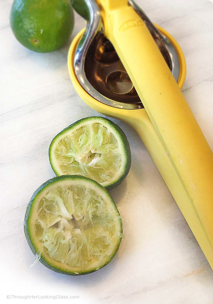 This sweet avocado lime black bean dip disappears faster than I can make it, so I always make a double batch for parties!