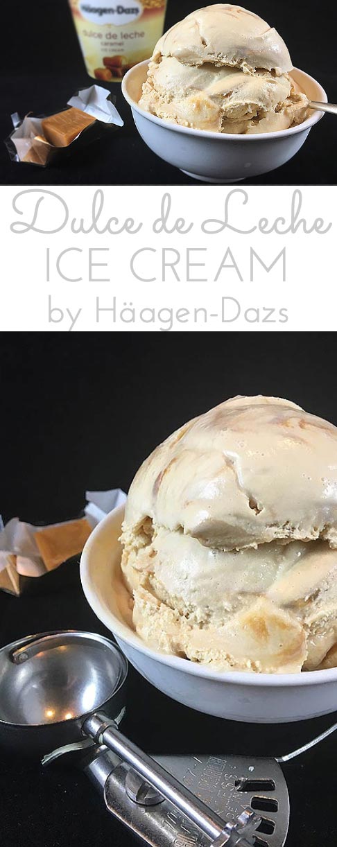 Indulgent Dulce de Leche Ice Cream by Häagen-Dazs. Creamy caramel ice cream with intense flavor & caramel ripples! Find your #Aah! #Ad #Collective Bias