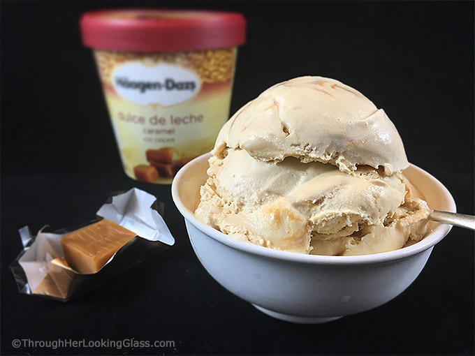 Indulgent Dulce de Leche Ice Cream by Häagen-Dazs. Creamy caramel ice cream with intense flavor & caramel ripples! Find your #Aah! #Ad #Collective Bias