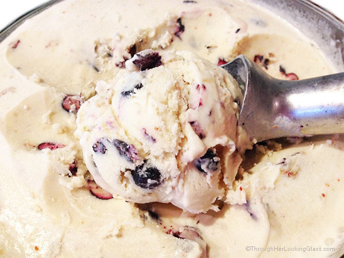 Wild Maine Blueberry Ice Cream. Nothing more refreshing on a sweltering August day than wild blueberry ice cream.