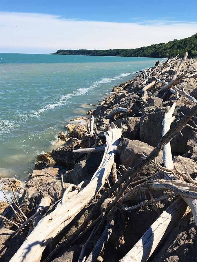 I spent July 4th weekend in Whitefish Bay, WI on Lake Michigan and I just have to tell you all about it today! So many beautiful sights.