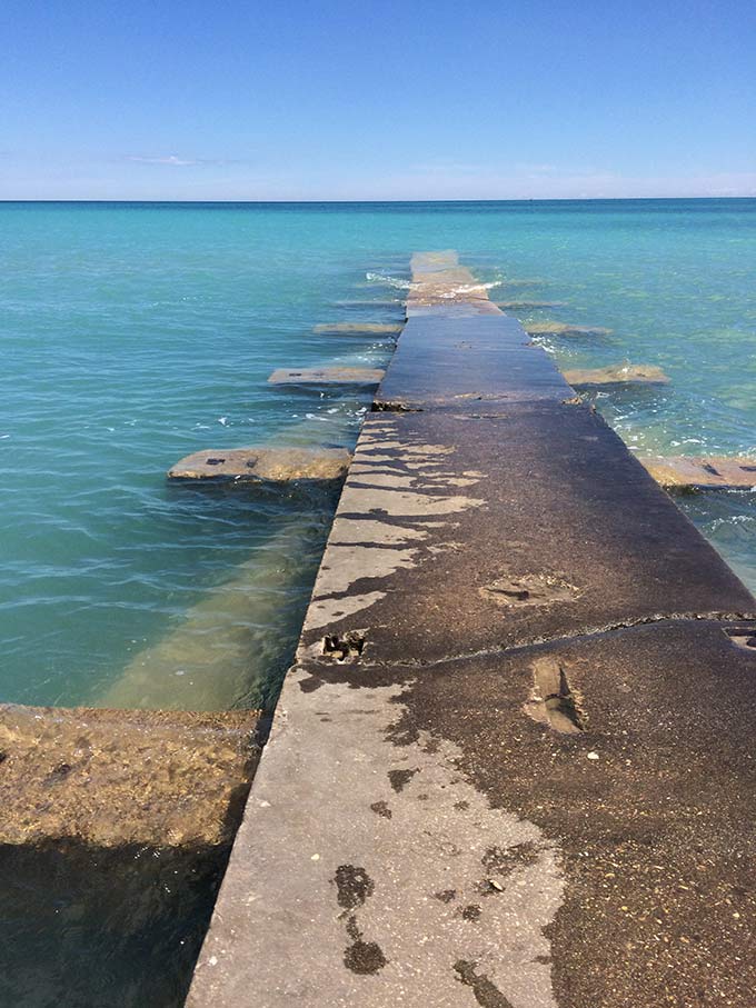 I spent July 4th weekend in Whitefish Bay, WI on Lake Michigan and I just have to tell you all about it today! So many beautiful sights.