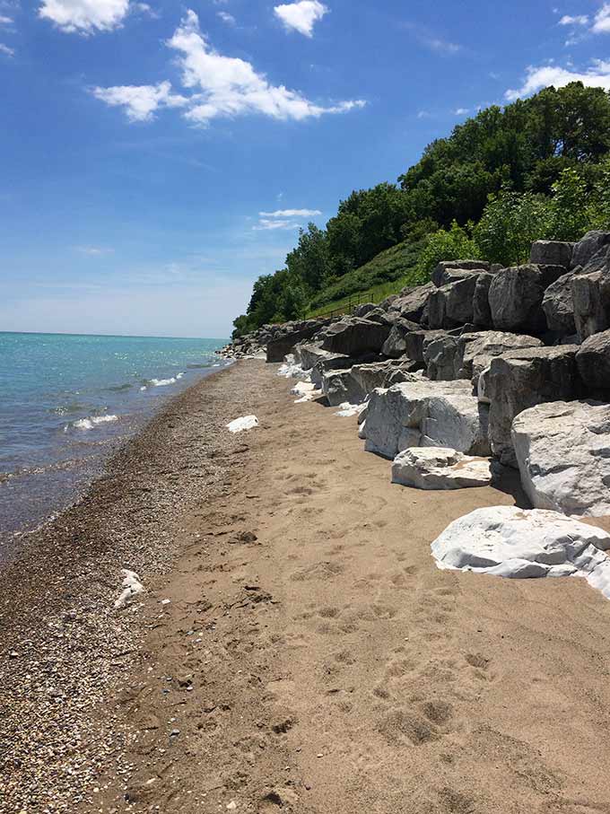 I spent July 4th weekend in Whitefish Bay, WI on Lake Michigan and I just have to tell you all about it today! So many beautiful sights.