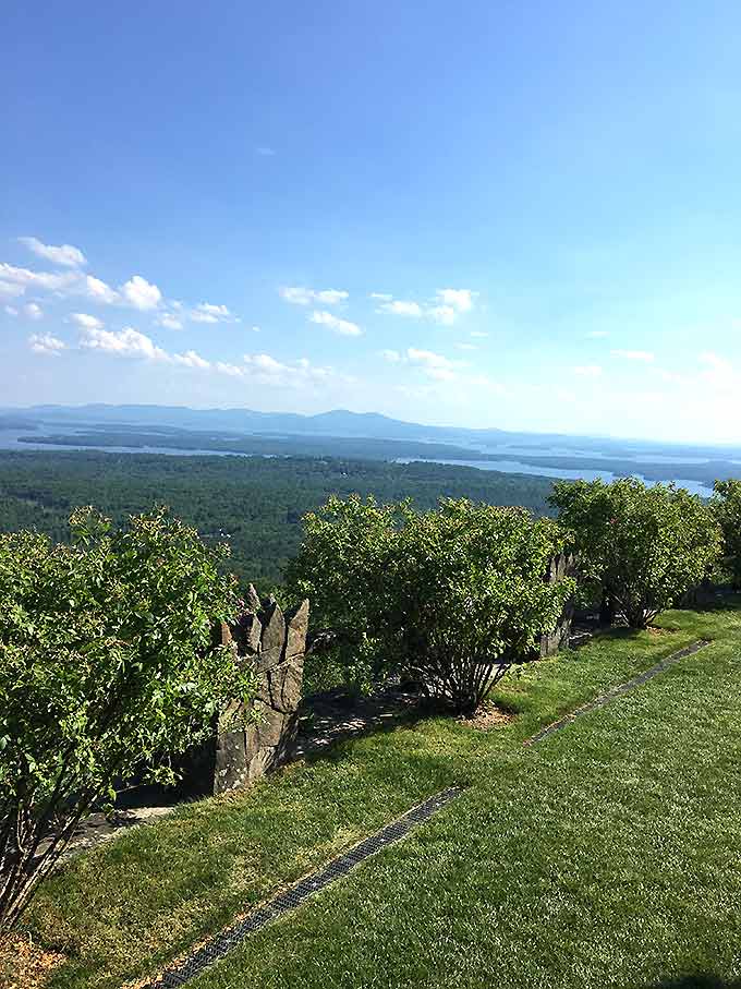 Castle in the Clouds: a country estate home to Lucknow, a lush home built in 1914 in the Ossippee Mountain Range overlooking Lake Winnipesaukee.