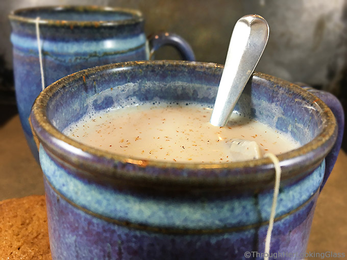 Maple Chai Tea Latte is a spicy, comforting hot drink for chilly winter days. Chai tea leaves are steeped in milk with pure vanilla & maple syrup!