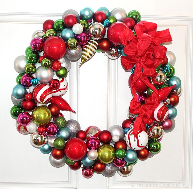 Willy Wonka Christmas Ball Wreath - Through Her Looking Glass