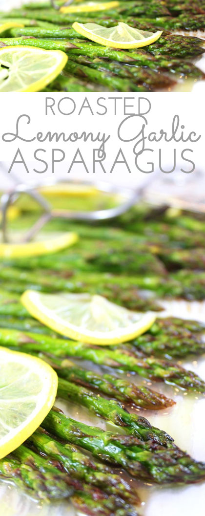Lemony Garlic Roasted Asparagus: You'll love this zippy new twist on asparagus. Fresh asparagus is oven-roasted 'til tender, basted with olive oil, garlic, fresh lemons and lemon zest. Perfection!