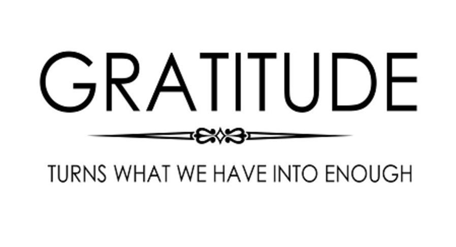 Gratitude turns what we have.... - Through Her Looking Glass