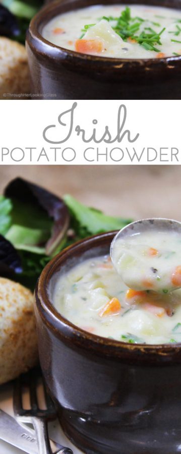 Irish Potato Chowder Recipe - Through Her Looking Glass